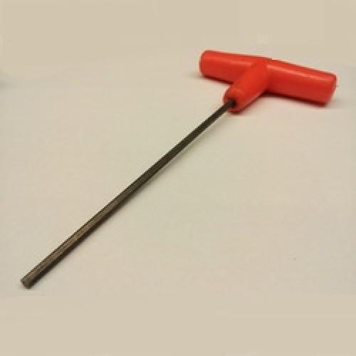 3/32  A/F PLASTIC MOULDED  TEE HANDLE WRENCH