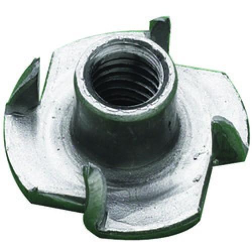 M10 x 13    M/S  ZINC  PRONGED TEE NUTS