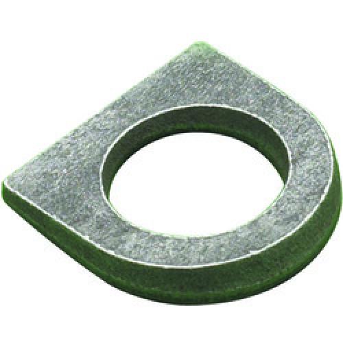 M16 (5/8) TAPER WASHER M.I. ZINC  "D"SHAPE 6.5Dg