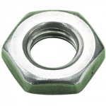 M10(1.00) HEX HALF NUTS  M/S  ZINC