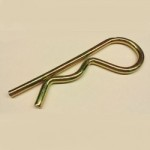 6mm  R-CLIPS BZP/YELLOW -SHAFT RANGE 28 to 40mm-