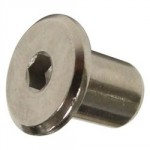 M6          M/S NICKEL  SOC FLAT HD SLEEVE NUT