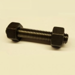 1 1/8 8UN x 5 3/4  S/COL  B7  STUDBOLT c/w 2H NUTS