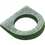 M12 (1/2) TAPER WASHER M.I. ZINC  "D"SHAPE 5.0Dg